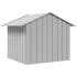Caseta para perros con techo acero galvanizado 131x101x102