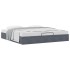 Estructura cama otomana sin colchón gris oscuro 160x200