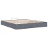 Estructura cama otomana sin colchón gris oscuro 160x200