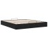 Estructura de cama otomana sin colchón negro