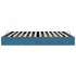 Estructura de cama otomana sin colchón azul oscuro 180x200