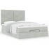 Estructura cama otomana colchones gris claro