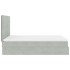 Estructura cama otomana colchones gris claro