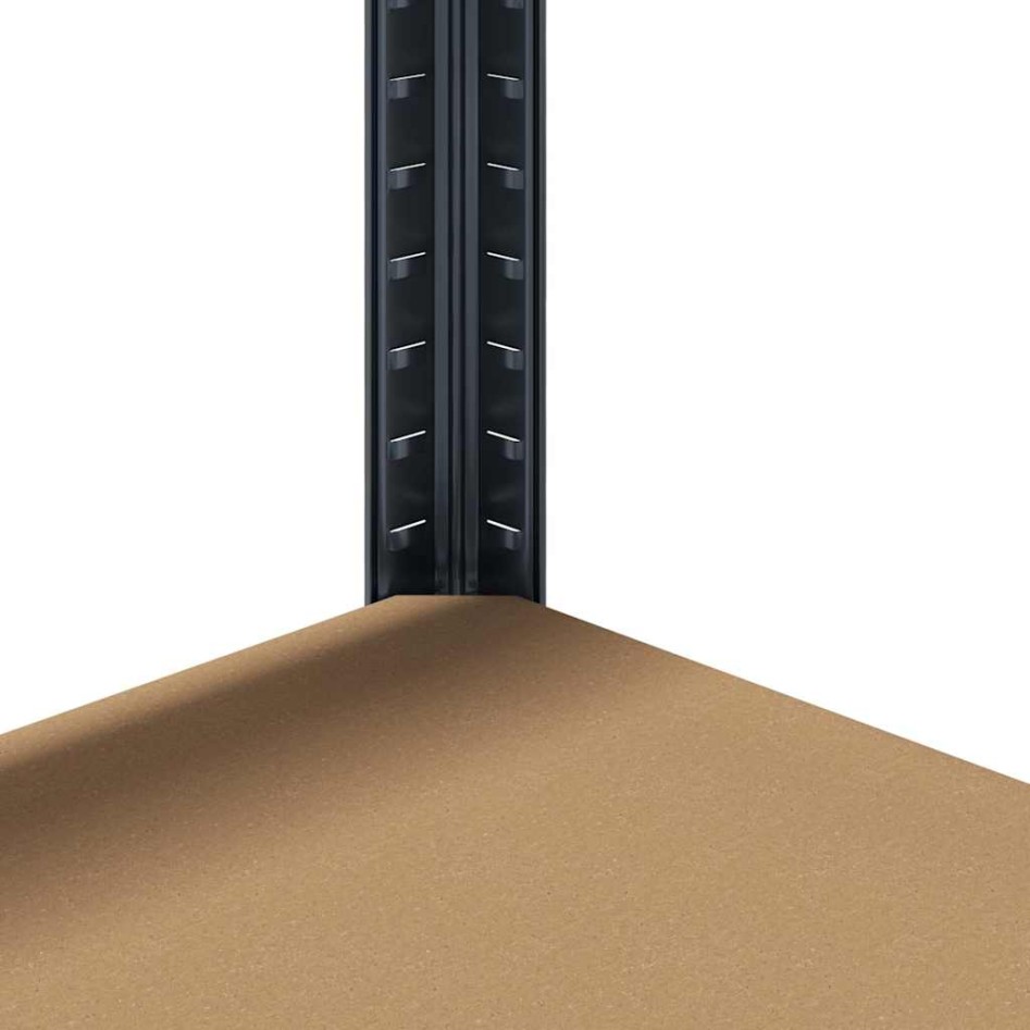 Estantes resistentes 5capas 4uds madera contrachapada