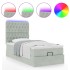 Estructura cama otomana colchones gris claro
