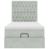 Estructura cama otomana colchones gris claro