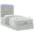 Estructura cama otomana colchones gris claro