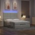 Estructura cama otomana colchones gris claro