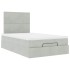 Estructura cama otomana colchones gris claro