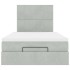 Estructura cama otomana colchones gris claro
