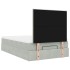 Estructura cama otomana colchones gris claro