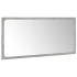 Set muebles de baño 2 piezas madera contrachapada gris