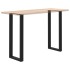 Patas de mesa de centro forma U 2uds acero negro