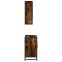 Set de muebles baño 2 pzas madera contrachapada roble