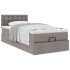 Cama otomana con colchón topo 90x200 cm