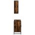Set de muebles baño 2 pzas madera contrachapada roble