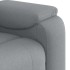Sillón reclinable de masaje de tela gris