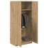 Armario de madera de ingeniería roble artesanal 80x52x180