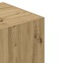 Armario de madera de ingeniería roble artesanal 80x52x180
