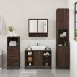 Set de muebles baño 3 pzas madera contrachapada roble