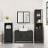 Juego de muebles de baño 3 pzas madera contrachapada