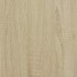 Set de muebles de baño 3 pzas madera contrachapada roble
