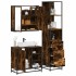 Set de muebles baño 3 pzas madera contrachapada roble