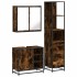 Set de muebles baño 3 pzas madera contrachapada roble