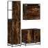 Set de muebles baño 3 pzas madera contrachapada roble