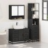 Juego de muebles de baño 3 pzas madera contrachapada