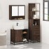 Set de muebles baño 3 pzas madera contrachapada roble