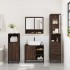 Set de muebles baño 3 pzas madera contrachapada roble