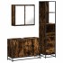 Set de muebles baño 3 pzas madera contrachapada roble