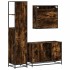 Set de muebles baño 3 pzas madera contrachapada roble