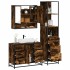 Set de muebles baño 3 pzas madera contrachapada roble