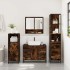 Set de muebles baño 3 pzas madera contrachapada roble