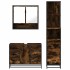Set de muebles baño 3 pzas madera contrachapada roble