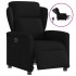Sillón reclinable eléctrico de tela