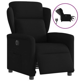 Sillón reclinable eléctrico de tela