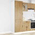 Mueble de cocina Lucca de madera contrachapada roble