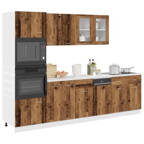 Mueble de cocina 7 piezas madera contrachapada madera