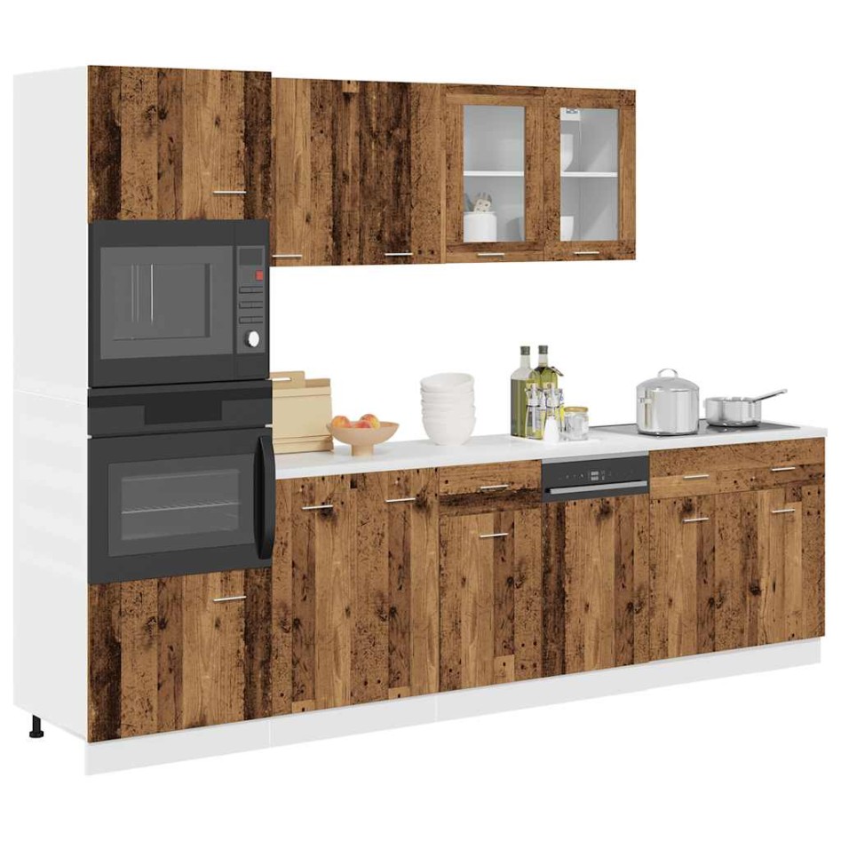 Mueble de cocina 7 piezas madera contrachapada madera