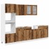 Mueble de cocina 7 piezas madera contrachapada madera