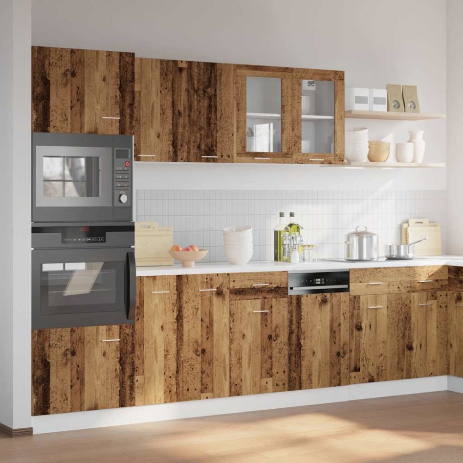 Mueble de cocina 7 piezas madera contrachapada madera
