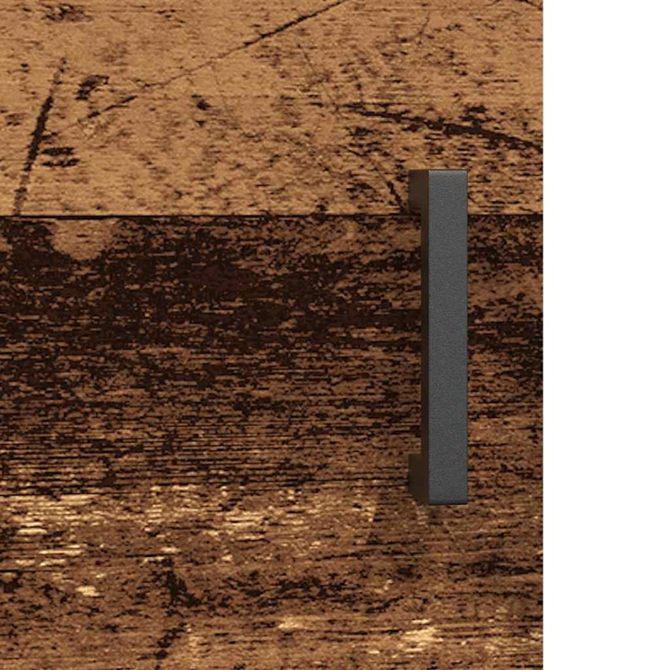 Mueble de TV madera de ingeniería envejecida 150x30x50