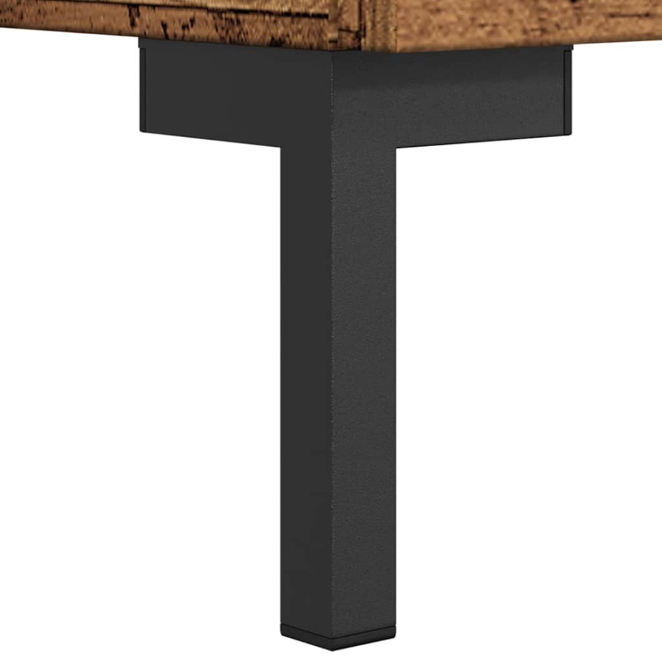 Mueble de TV madera de ingeniería envejecida 150x30x50