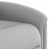 Sillón reclinable de tela gris