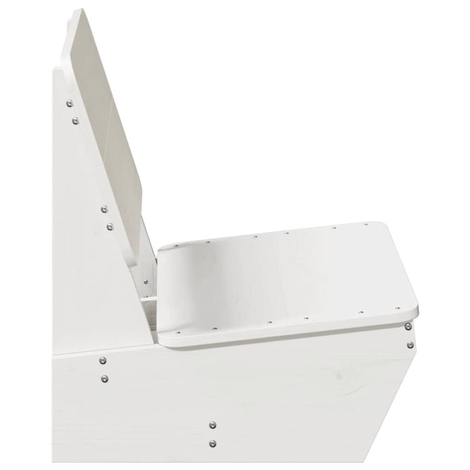 Sillas jardín 2 uds madera maciza pino blanco 60x64x70,5