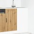 Mueble bajo para fregadero Lucca madera artesanal de