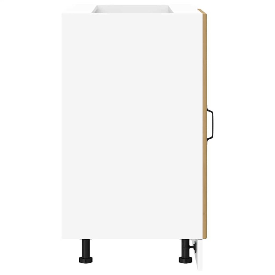 Mueble bajo para fregadero Lucca madera artesanal de